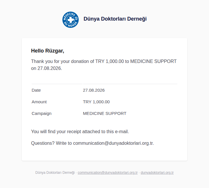 Official receipt