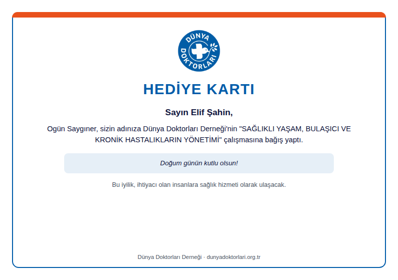 PDF hediye kartı